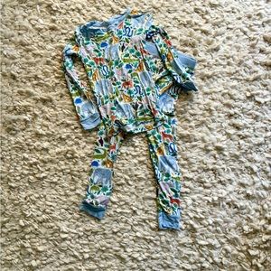 LS jungle safari two piece pajamas 3t